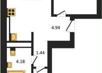 Продается двухкомнатная квартира, 54.2 м2, Калининград