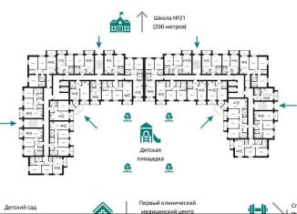 Продается 2-ком. квартира, 62.7 м2, Владимирская область, улица Строителей, 43/1