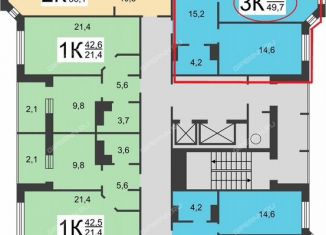 Трехкомнатная квартира на продажу, 86 м2, Нижний Новгород, Молодёжный проспект, 31к3, Автозаводский район