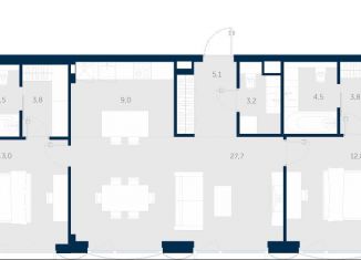 Продам 2-ком. квартиру, 85.3 м2, Москва, Подольское шоссе, 3, метро Серпуховская