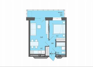 Продажа 2-ком. квартиры, 34.8 м2, Пермь, улица Сергея Есенина, 9Ак2