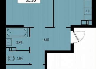 Продажа двухкомнатной квартиры, 57.2 м2, Краснодар, микрорайон Достояние