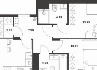 Продаю 2-комнатную квартиру, 67.7 м2, Тула