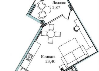 Продажа 1-комнатной квартиры, 42 м2, Севастополь, улица Лётчиков, 10