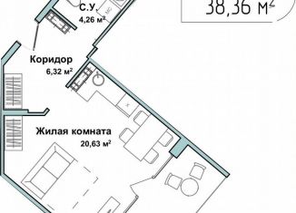 Продаю квартиру студию, 38.9 м2, Севастополь, улица Лётчиков, 10