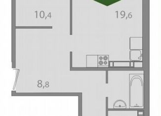 Продается 3-комнатная квартира, 63.1 м2, Томская область