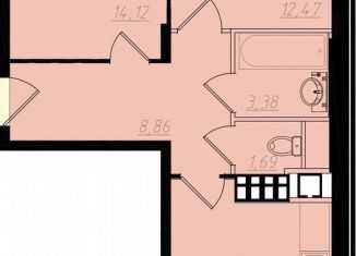 Продажа 2-комнатной квартиры, 56.3 м2, Ленинградская область, улица Шекспира, 1к2