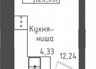 Продается квартира студия, 25.4 м2, Московская область, 2-й Восточный проезд