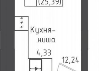 Квартира на продажу студия, 25.4 м2, Московская область, 2-й Восточный проезд