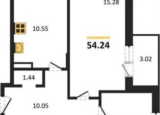 Продам 2-ком. квартиру, 54.2 м2, Воронеж, Советский район