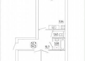 Продаю 2-ком. квартиру, 54.2 м2, Карелия, улица Дружбы, 27