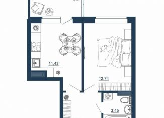 Продажа 1-комнатной квартиры, 34 м2, Воронеж, Московский проспект, 66, Коминтерновский район