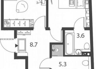 Продается 2-ком. квартира, 67.8 м2, Санкт-Петербург, Лисичанская улица, 15, метро Чёрная речка