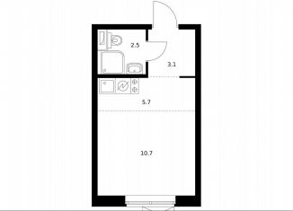 Продаю квартиру студию, 21.9 м2, Москва, район Очаково-Матвеевское