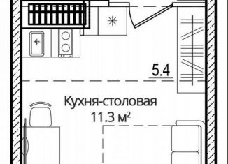 Продается квартира студия, 27.3 м2, Псковская область, улица Дмитрия Яковлева, 6