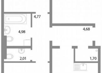 Продам 2-ком. квартиру, 68.7 м2, Челябинск, Калининский район, улица Университетская Набережная, 113А