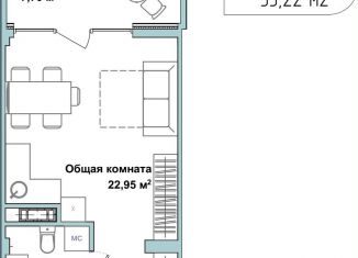 Продается квартира студия, 34.5 м2, Севастополь, улица Лётчиков, 10