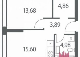 Продаю двухкомнатную квартиру, 41 м2, Москва, Пресненский район