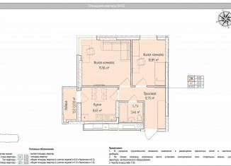 2-комнатная квартира на продажу, 49.2 м2, Ижевск, Индустриальный район