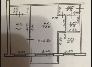 Продаю 2-ком. квартиру, 42 м2, Республика Башкортостан, Октябрьская улица, 15