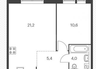 Продаю 1-комнатную квартиру, 41 м2, Ростов-на-Дону, улица Дранко, 106