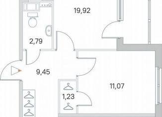 Продам двухкомнатную квартиру, 66.5 м2, посёлок Стрельна, ЖК Любоград