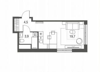 Продаю квартиру студию, 28 м2, Москва, Тагильская улица, 2к1