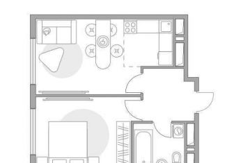 Продажа 2-комнатной квартиры, 34.1 м2, Долгопрудный, Парковая улица, 50к1