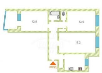 Продается трехкомнатная квартира, 70 м2, Тюмень, Широтная улица, 157, Восточный округ