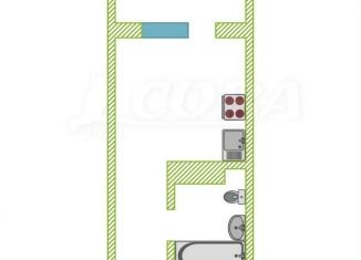 Квартира на продажу студия, 16 м2, Тюмень, Калининский округ, улица Новосёлов, 117