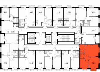 Продается 2-комнатная квартира, 52.9 м2, Обнинск, жилой комплекс Парковый Квартал, 5