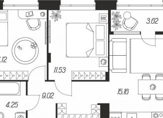 Продажа двухкомнатной квартиры, 54.7 м2, Тула, Зареченский территориальный округ