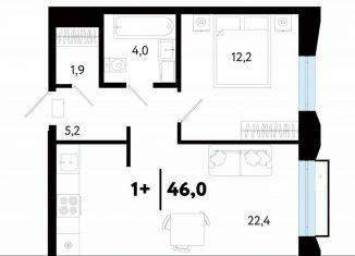 Продаю 2-ком. квартиру, 46 м2, Тюменская область