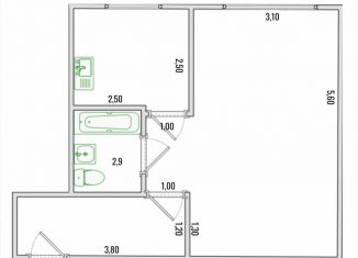 Продаю однокомнатную квартиру, 32.3 м2, Красноярский край, Новгородская улица, 16