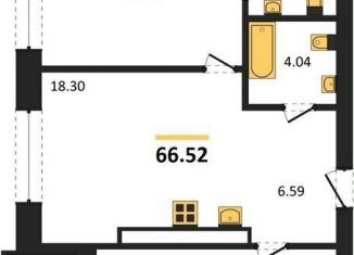 Продается 2-комнатная квартира, 66.5 м2, Калининград, Ленинградский район