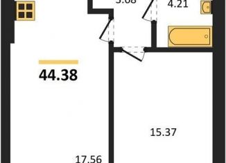 Продажа 1-ком. квартиры, 44.4 м2, Калининградская область