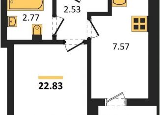 Продаю 1-комнатную квартиру, 22.8 м2, Пионерский, улица Гептнера, 19