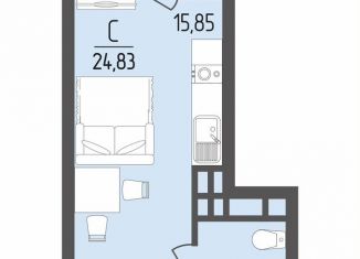 Продается квартира студия, 24.8 м2, Армавир