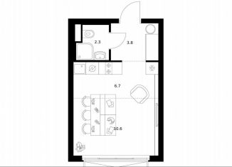 Продается квартира студия, 23.4 м2, Москва, район Гольяново