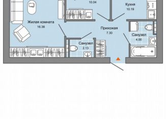 Продается 2-ком. квартира, 52 м2, Киров, Ленинский район