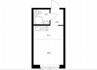 Продаю квартиру студию, 19.8 м2, Москва, Дорожная улица, 46к1, ЮАО