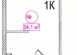 Продается квартира студия, 34.1 м2, село Немчиновка, Рублёвский проезд, 22, ЖК Рублёвский