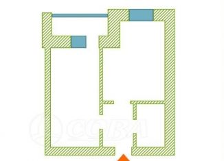 1-ком. квартира на продажу, 43.8 м2, Тюмень, ЖК Ария, улица Тимофея Кармацкого, 7