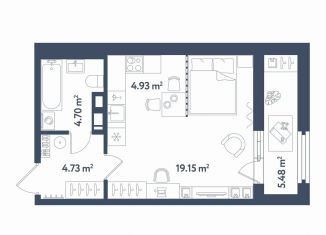 Квартира на продажу студия, 36.3 м2, Санкт-Петербург, метро Фрунзенская