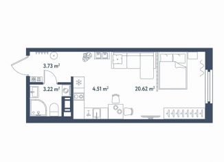 Продается квартира студия, 32.1 м2, Санкт-Петербург, метро Фрунзенская