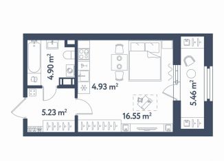 Продается квартира студия, 34.3 м2, Санкт-Петербург, метро Фрунзенская