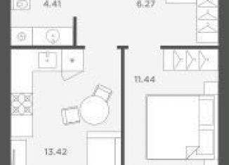 Продаю 1-ком. квартиру, 36 м2, Калининградская область, Осенняя улица, 2к4