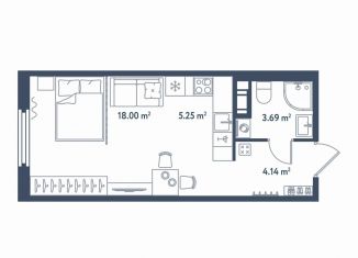 Продается квартира студия, 31.1 м2, Санкт-Петербург, метро Фрунзенская