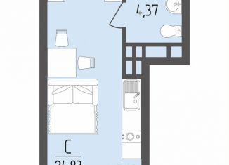 Продам квартиру студию, 24.8 м2, Армавир