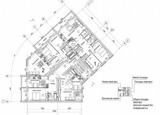 Продажа 1-ком. квартиры, 36.3 м2, деревня Ясенная